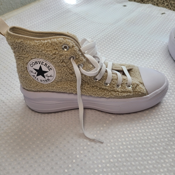 Rare Sherpa-Clad Converse Platform - Picture 10 of 13